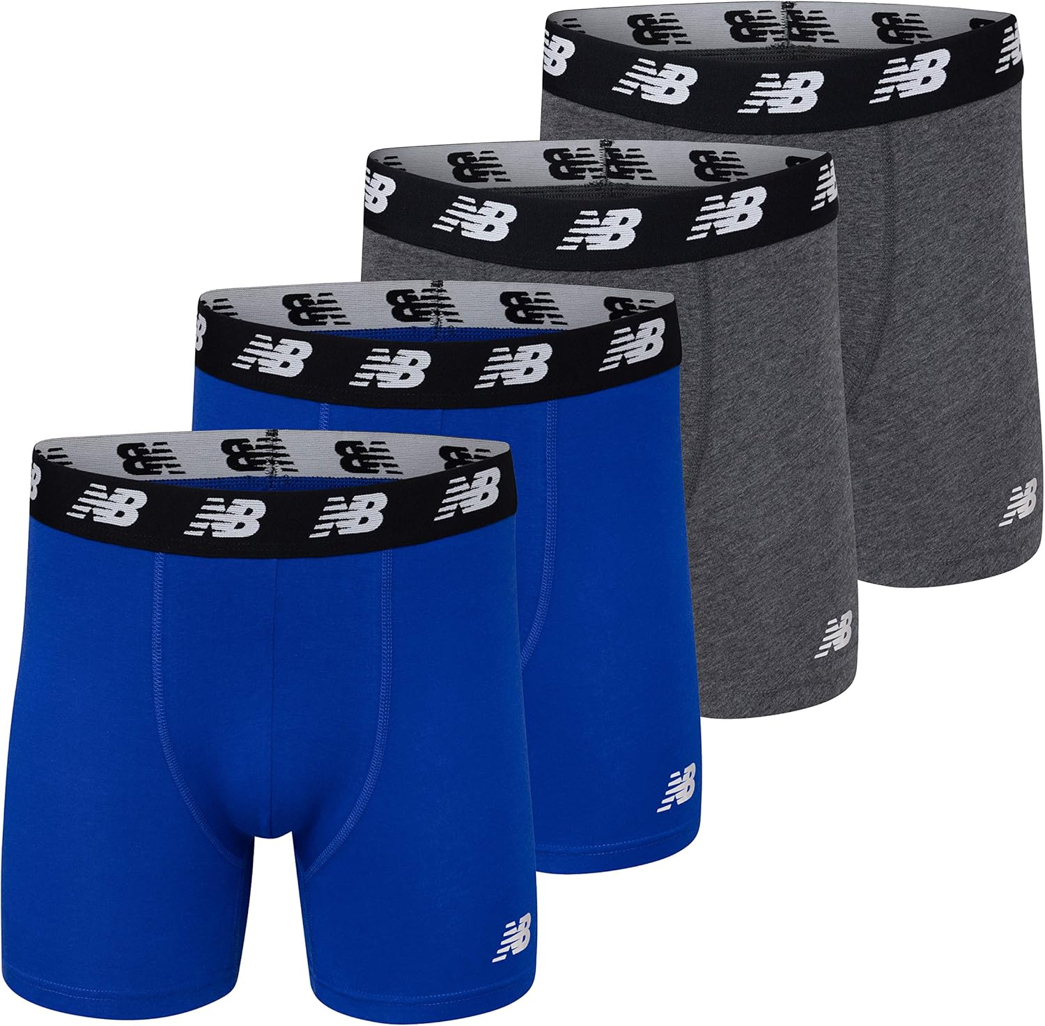 New Balance Mens Cotton Performance Boxer Briefs 4Pack Amazon.ca