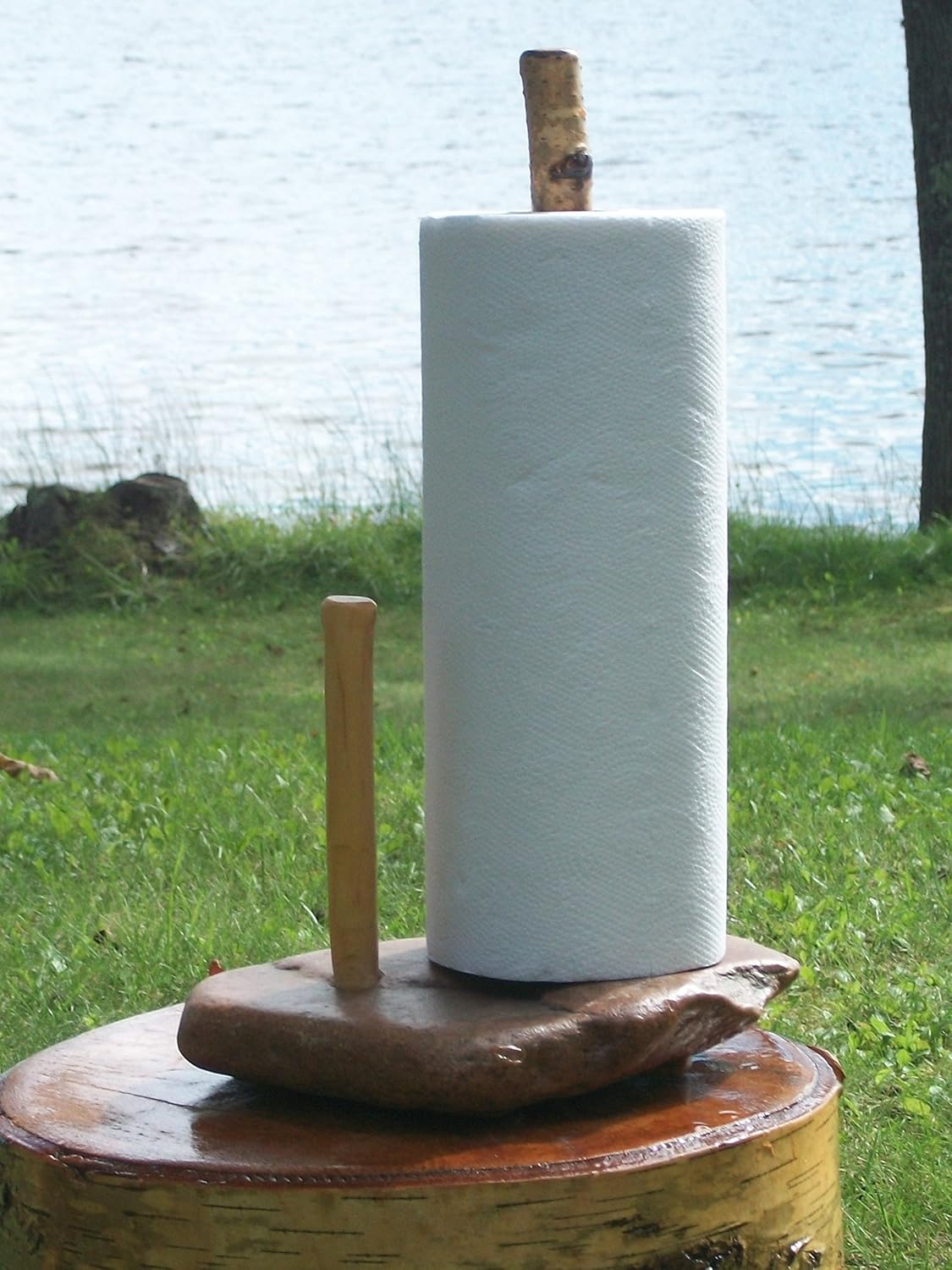 Rustic Paper Towel Holder Kitchen & Dining