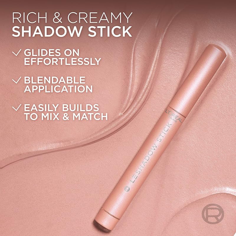L'Oréal Paris Le Shadow Stick Sombra de Ojos, 240 Brown Abyss