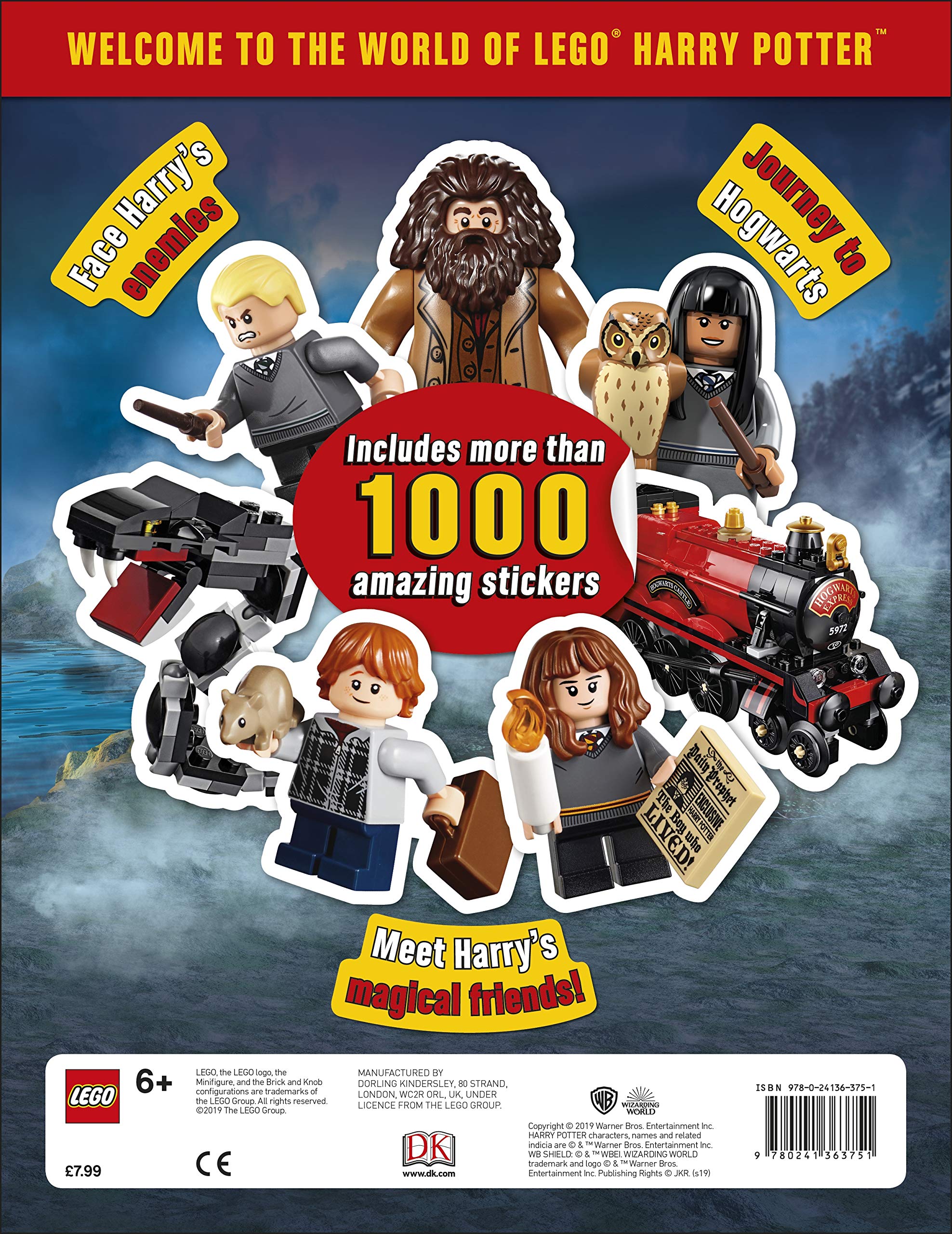 harry potter lego sticker book