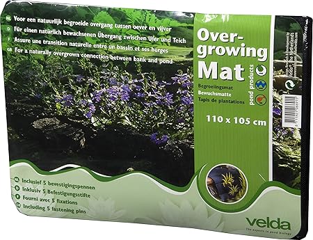 Bewuchsmatte 110x105cm 18 Böschungstaschen Uferbeflanzung