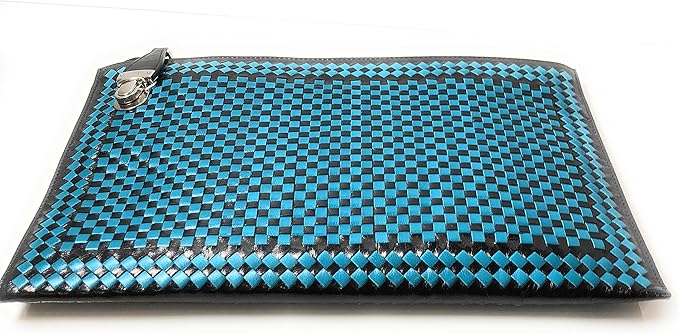 prada madras clutch