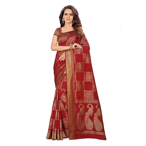 Shaily Cotton Silk/Linen Woven Saree[R_SURBHITA1881SR01_Mustard]