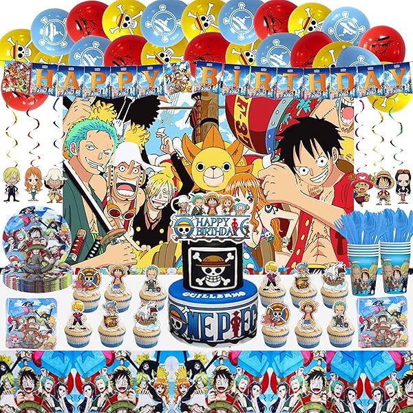 Share 87+ one piece anime party supplies best in.duhocakina
