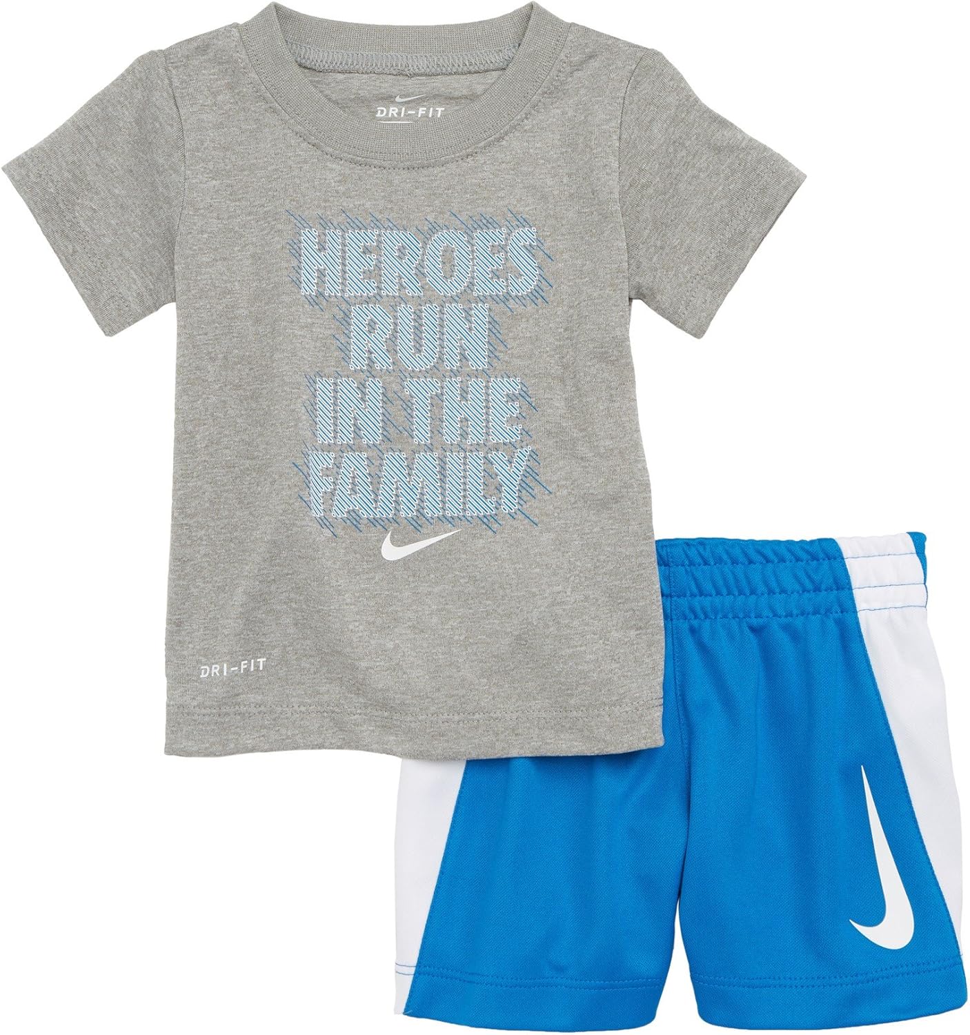 baby boy nike t shirt and shorts