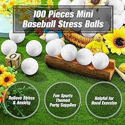 100 Pcs 1.6 Inch Mini Volleyball Stress Balls Bulk