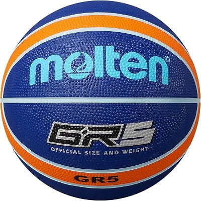 Molten GR Premium Rubber Basketball BGR5-NOR Size 5 Blue Orange Indoor/Outdoor