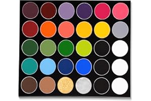 Mehron Makeup Paradise Makeup AQ 30 Color Pro Palette | Magnetic and Refillable Palette | Body Paint & Face Paint | Costumes, SFX, Halloween, & Cosplay