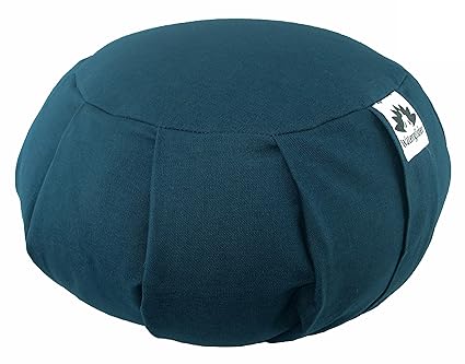 Zafu Cojín de meditación Yoga con EE. UU. Relleno de trigo ...