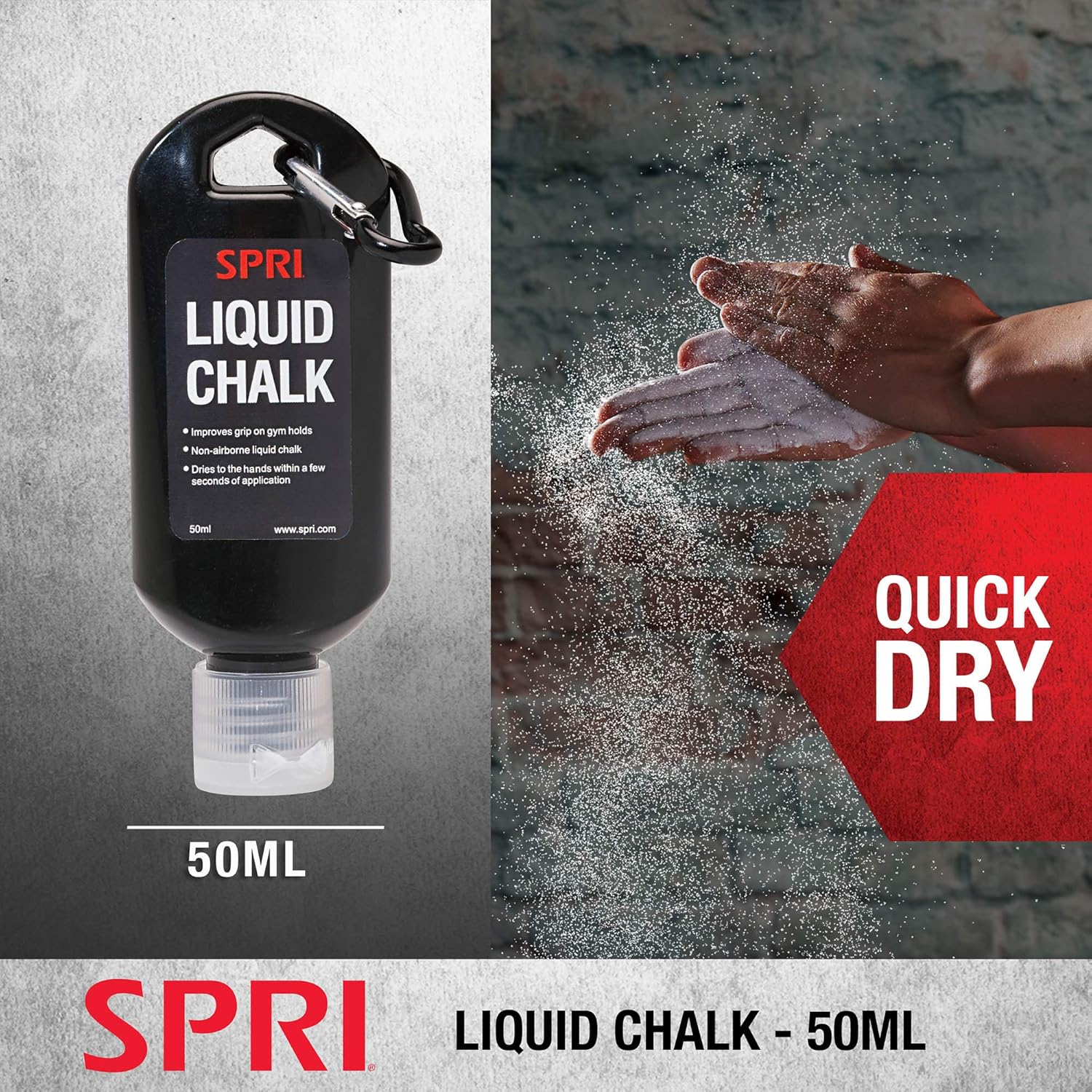 Spri Chalk Block, Chalk Ball & Liquid Chalk For Gymnastics, Rock Climbing, Bouldering, Weight-Lifting, Crossfit – Single pack : Sports & Outdoors