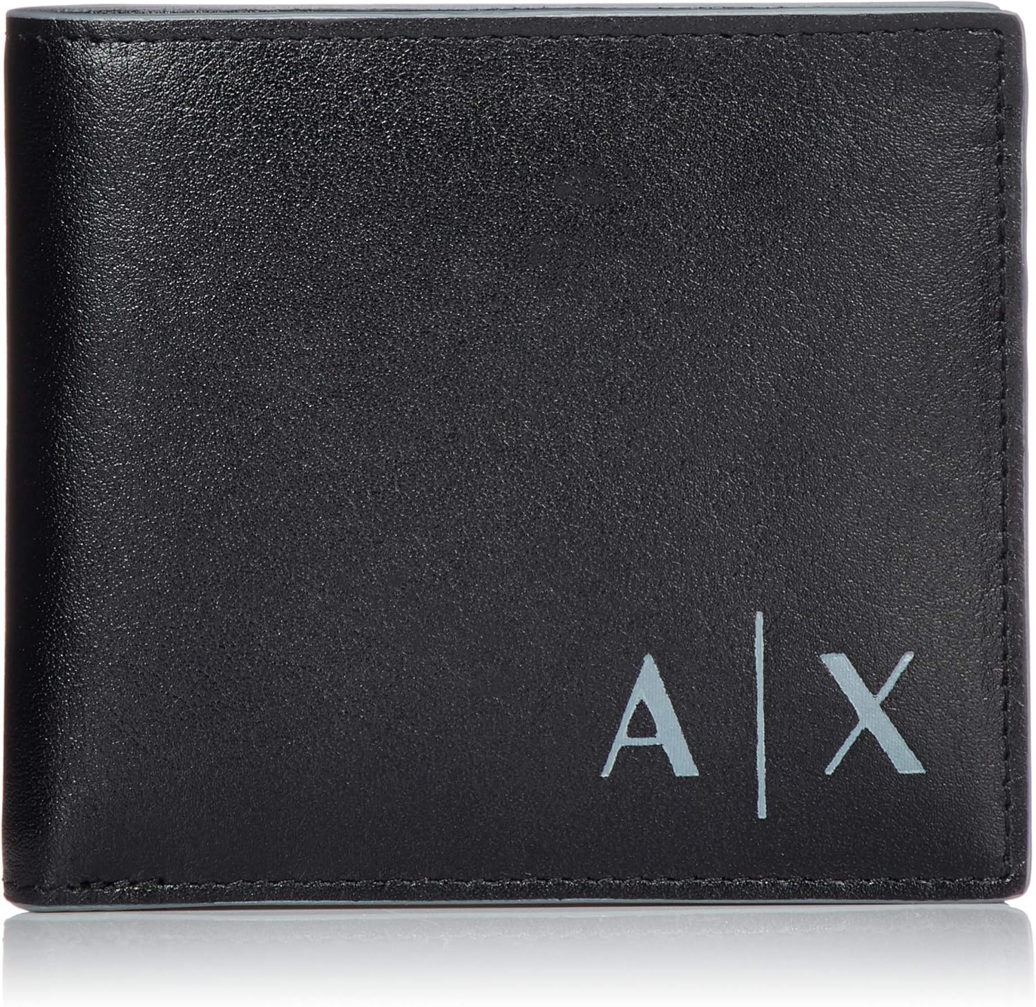 Armani Exchange Men's Bifold Credit Card Wallet, nero/black, UNI at Amazon Men’s Clothing store