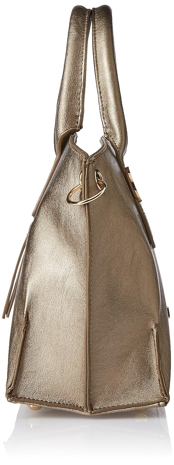 caprese women's satchel (bronze metallic)
