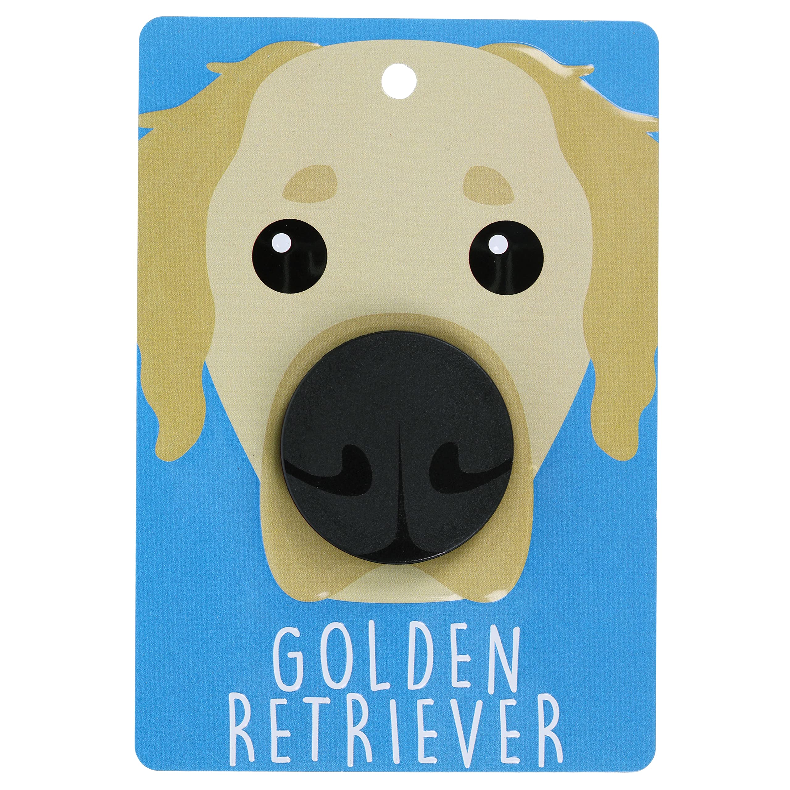 Pooch Pals Golden Retriever Dog Lead Holder Wall Mounted Plaque Pop-Out Hook Hanger