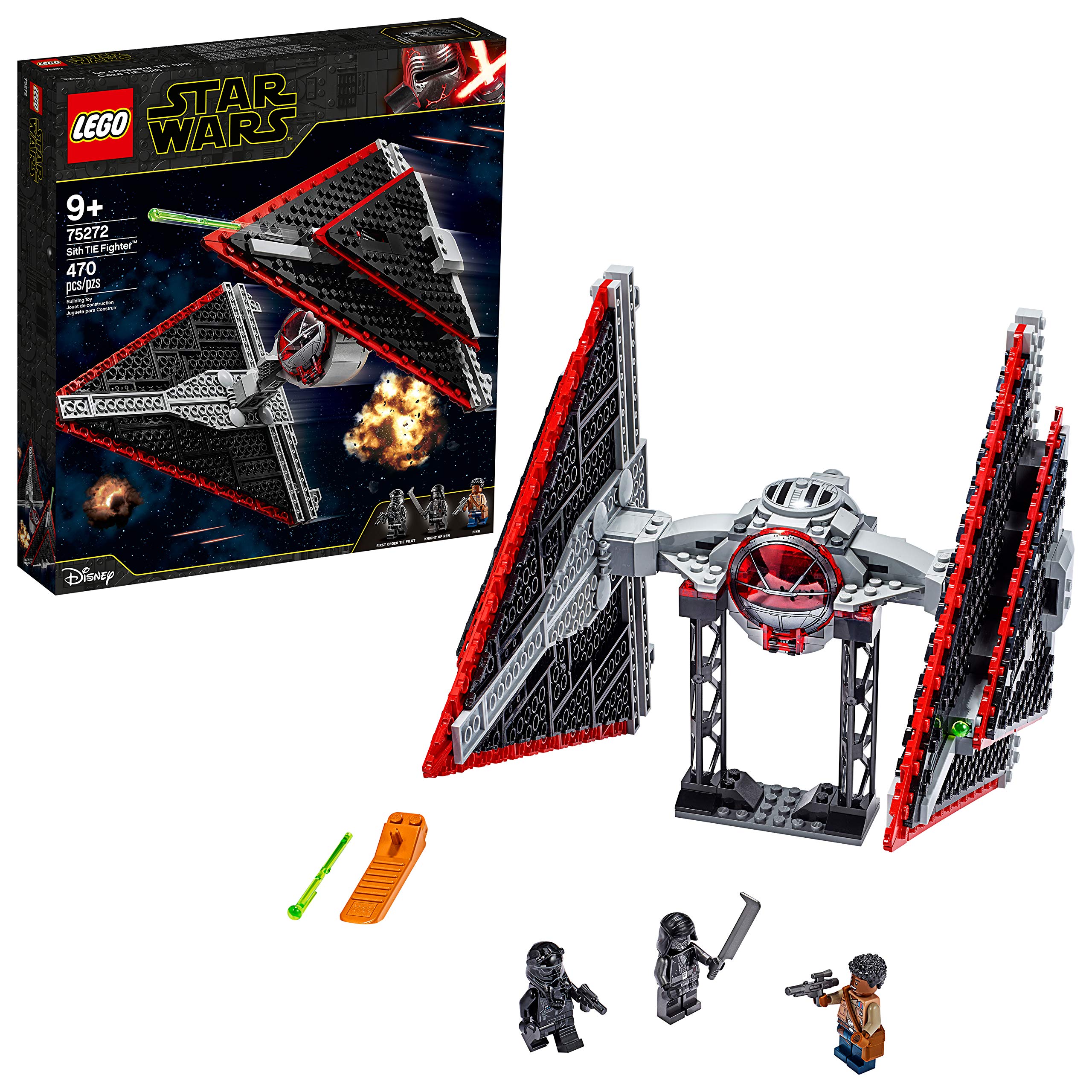 LEGO Star Wars TM 75272 Star Wars Sith TIE Fighter Building Set, The Rise of Skywalker Movie Series