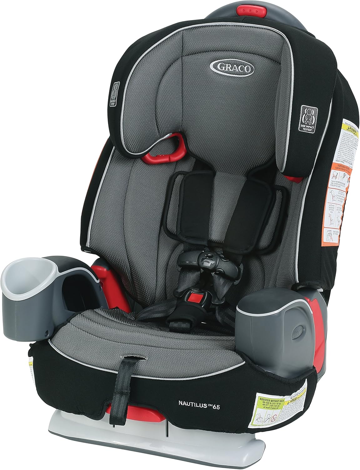 graco nautilus 65 convert to backless booster