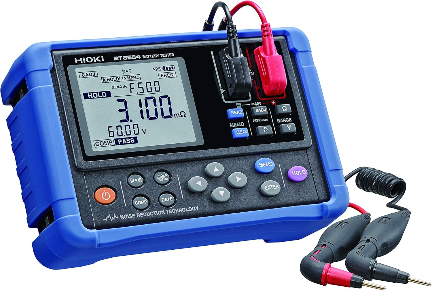 Hioki BT355410 Portable Battery Tester with L2020 Probes