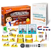 Teenii Electricity and Magnetism Kit for Kids, STEM Science Experiments with Electric Circuits, Educational Physics Toy, Science Discovery Game for Boys and Girls 8+, 50 Pieces