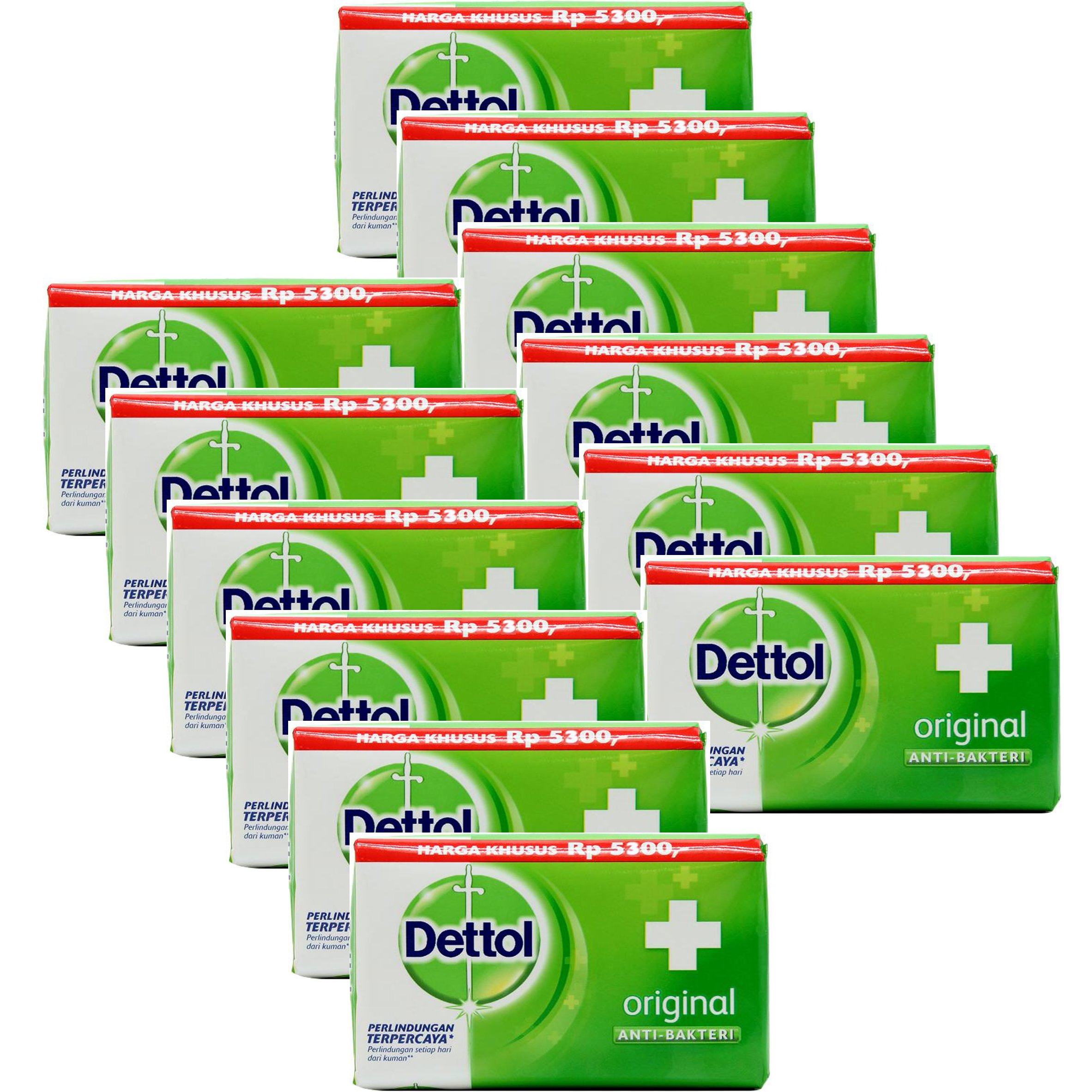 Dettol AntiBacterial Hand and Body Bar Soap, Original, 110 Gr / 3.88