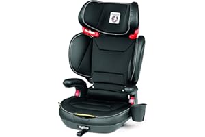 Peg Perego Viaggio Shuttle Plus 120 - Booster Car Seat - for Children from 40 to 120 lbs - Made in Italy - Licorice (Black)