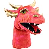 The Puppet Company - Large Dragon Heads - Dragon (Red) Hand Puppet