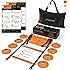 20ft Agility Ladder & Speed Cones Training Set - Exercise Workout Equipment To Boost Fitness & Increase Quick Footwork - Kit for Soccer, Lacrosse, Hockey & Basketball - With Carry Bag & Drill Charts