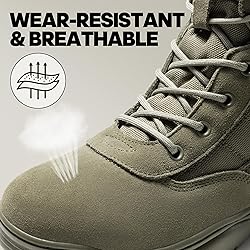 NORTIV 8 Men's Military Tactical Work Boots Side