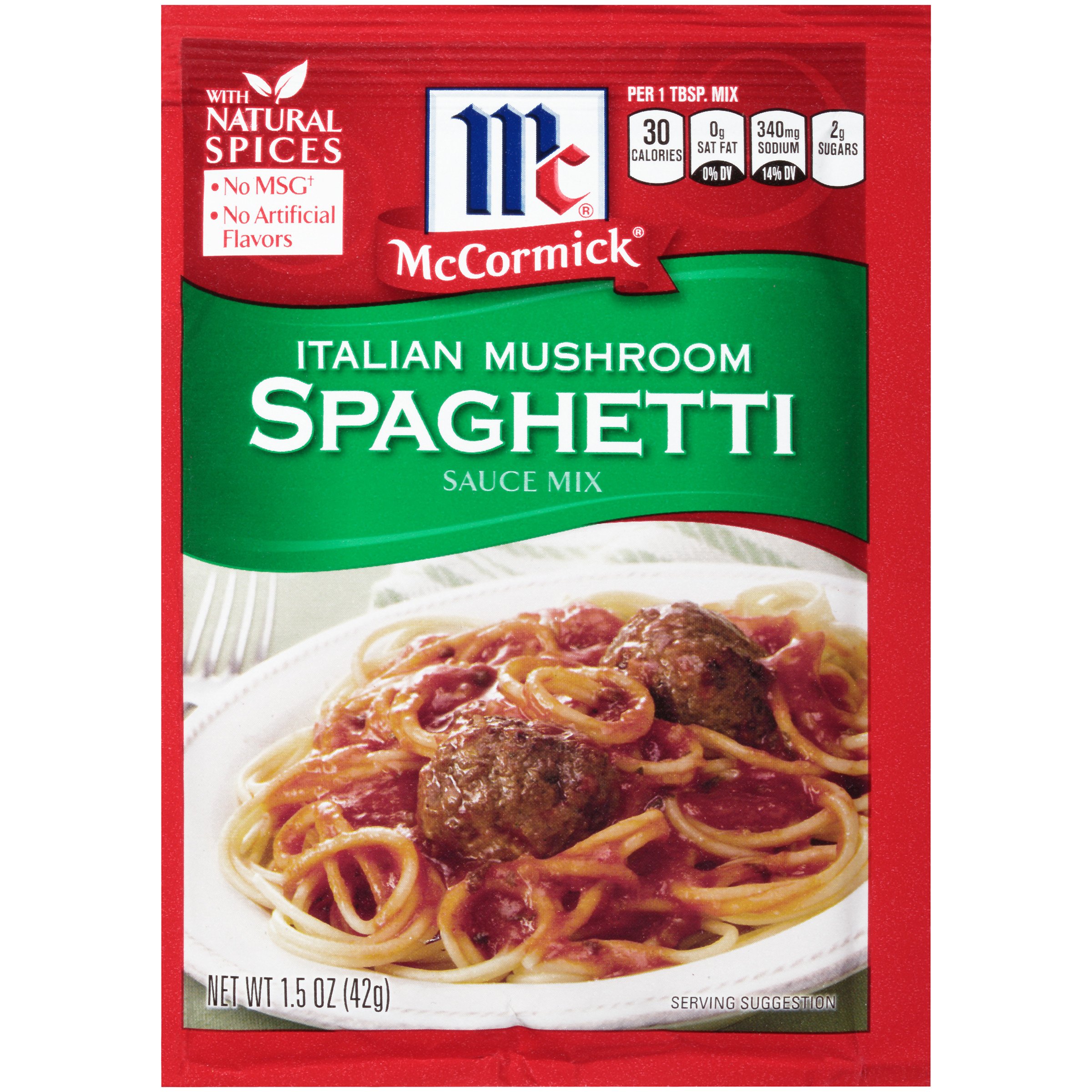 McCormick Thick And Zesty Spaghetti Sauce Mix, 1.37 oz