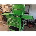 HFT Roller Cart Tool Cabinet Storage Chest Box Glossy 4 Drawer 580 Lb. Capacity - Green