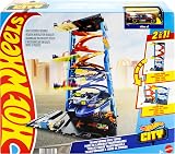 Hot Wheels City Transforming Race Tower 2-in-1 1:64 Car Included HKX43 view 6