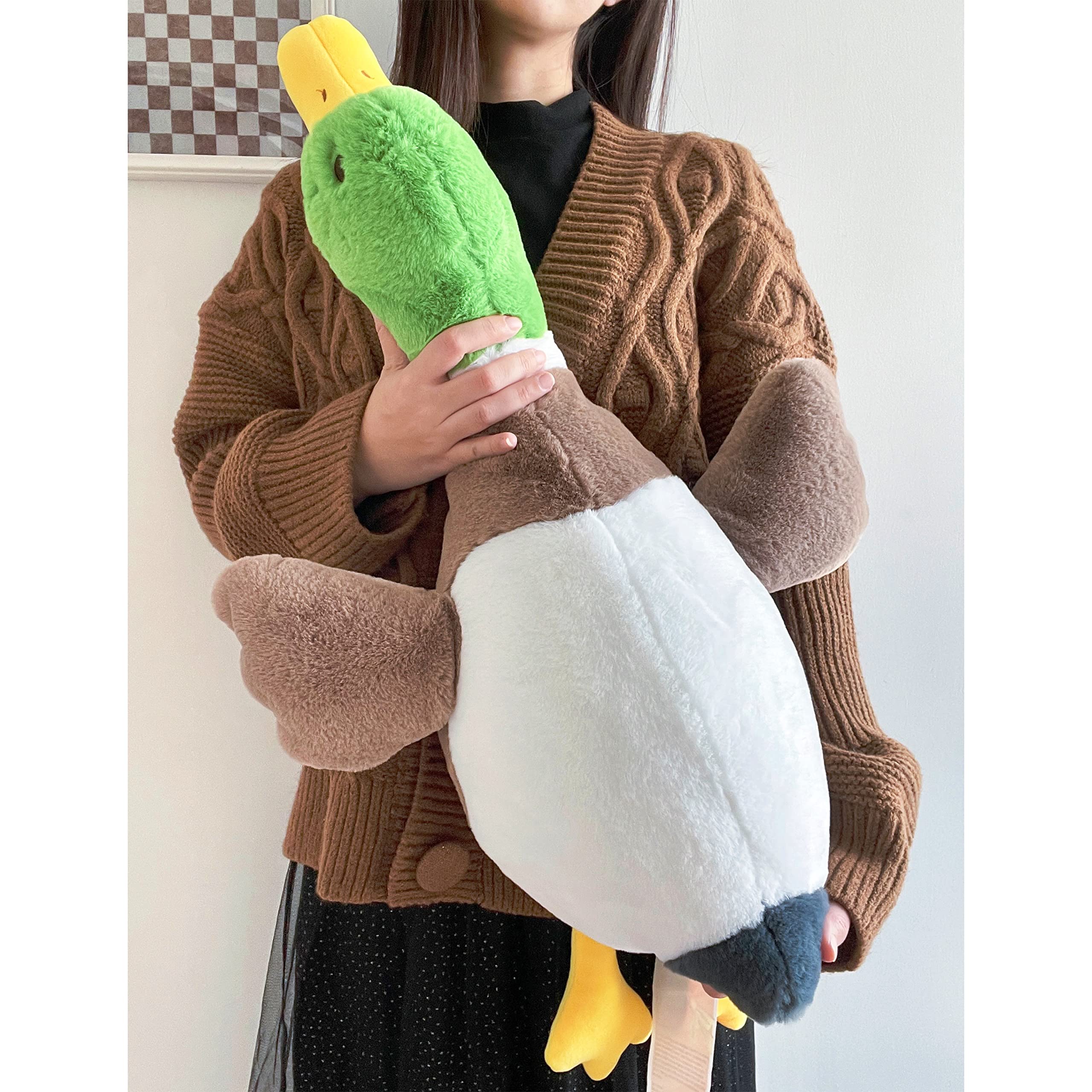 Tanha Goose Plush Stuffed Animals (Mallard Duck, 30inch/75cm) — image 1