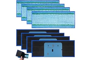 Upgraded M6 Wet Mopping Pads for iRobot Braava Jet M6 Series (6110) (6012) (6112) (6113) Ultimate Robot Mops, New Sticky Desi