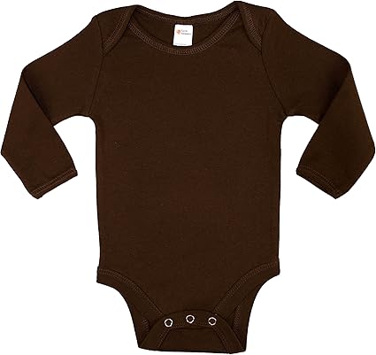 rust colored baby onesie