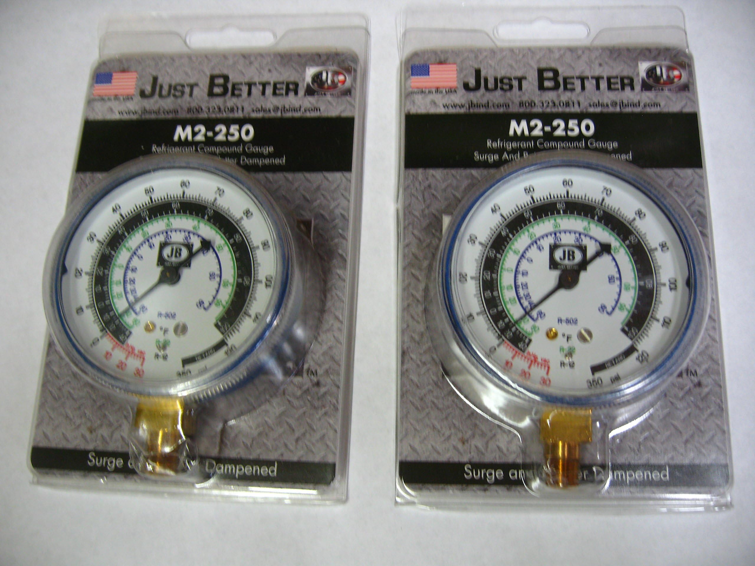 (Quantity - 2) M2-250 - STANDARD 2-1/2" (63.5 MM) GAUGES