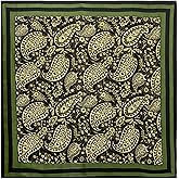 Myneiyi XL 43 Inch Extra Large Square Scarf Fashion Scarves Silk Feeling Hair Scarf Wrapping Scarfs Night Sleeping Headscarf