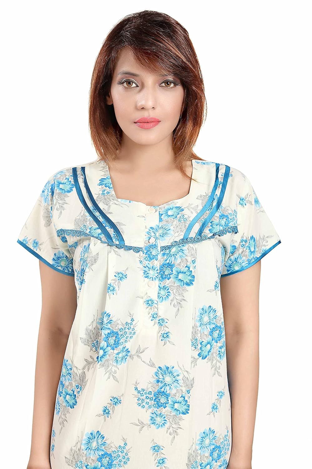 soulemo womens premum nighty. front open 529