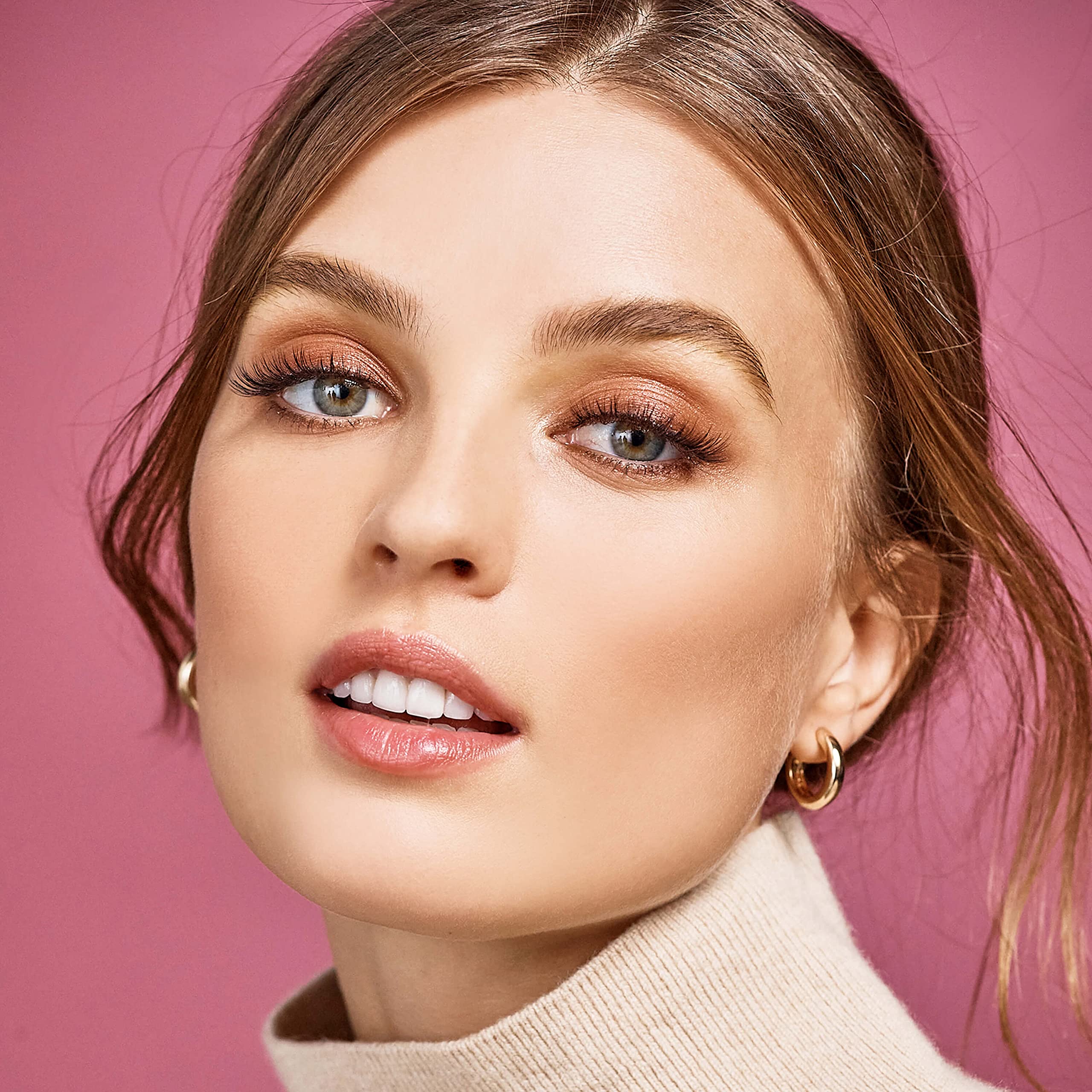 KISS My Lash But Better, False Eyelashes, 'All Mine', 10mm, Includes 1 Pair Of Lash, Easy to Apply, Reusable Lash Clusters