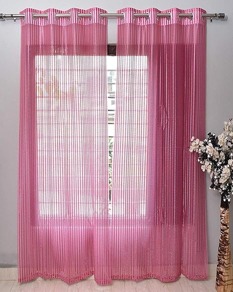 Buy Brand Roots Sheer Polyester Net Curtains For Window 5 Feet