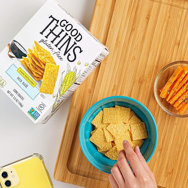 GOOD THINS SEA SALT CORN SNACKS GLUTEN FREE CRACKERS, 3.5 OZ