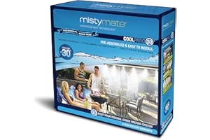 MISTY MATE MistyMate 16030 Cool Patio 30 Outdoor Misting Kit , Gray , 30 ft