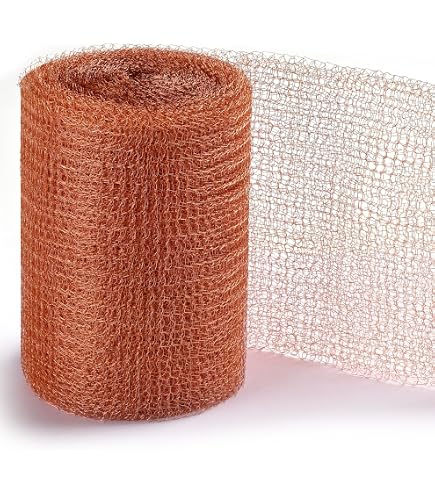Rouleau De Maille En Cuivre 5 Pouces De Large X 394 Pouces - Pour Contrôle Des Limaces Et Rongeurs Au Jardin - Résistant à La Rouille, écologique, Personnalisable