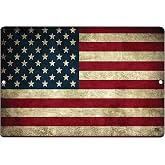 Amazon.com: Rogue River Tactical USA American Flag Metal Tin Sign Wall ...