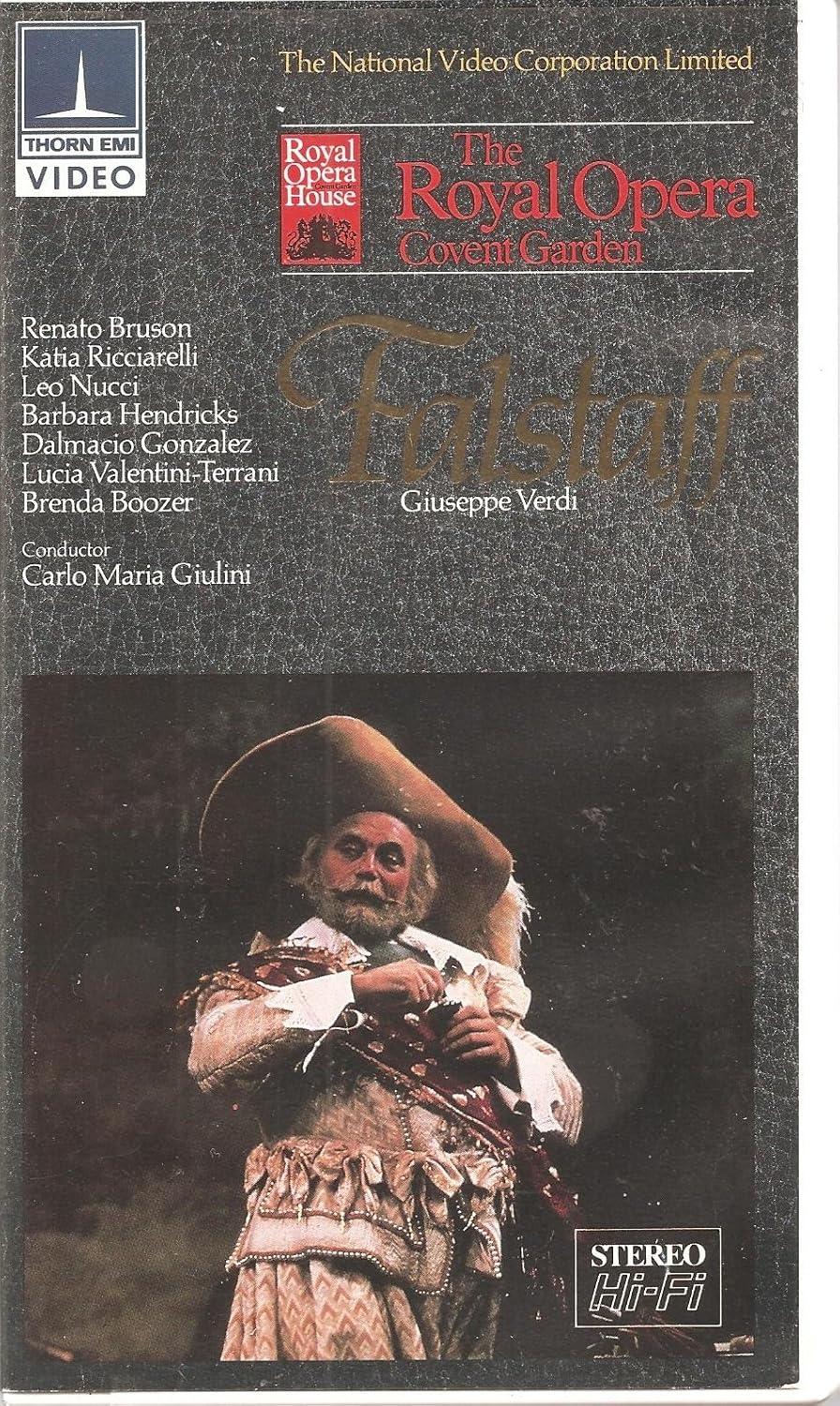 The Royal Opera House Covent Garden Presents: Giuseppe Verdi's Falstaff [w/ Synopsis Guide and Complete Text] (English Subtitles)