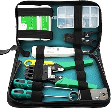 Amazon Co Jp Jmdtech 9点セット Lanケーブル 自作工具 ケーブルテスター Lanケーブルテスター 10個rj45プラグ 圧着ペンチ 皮むき工具 テスター プラグ 自作向け 工具 道具 自家用 Diy Tools Garden