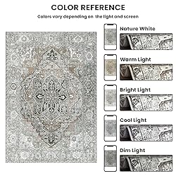 QD-Udreamy 6x9 Area Rugs - Machine Washable Rugs