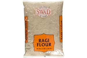 Swad Ragi (Finger Millet) Flour - 3.5 lbs/1.589 Kg.