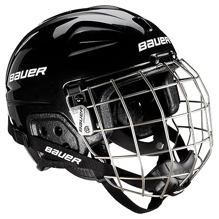 Bauer Erwachsene Helm Helmet LIL Sport Combo mit Gitter