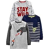 Simple Joys by Carter's Boys 3-Pack Long Sleeve Shirts