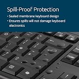 Kensington KM100 EQ Wired Keyboard and Ambidextrous Mouse Combo Black view 6