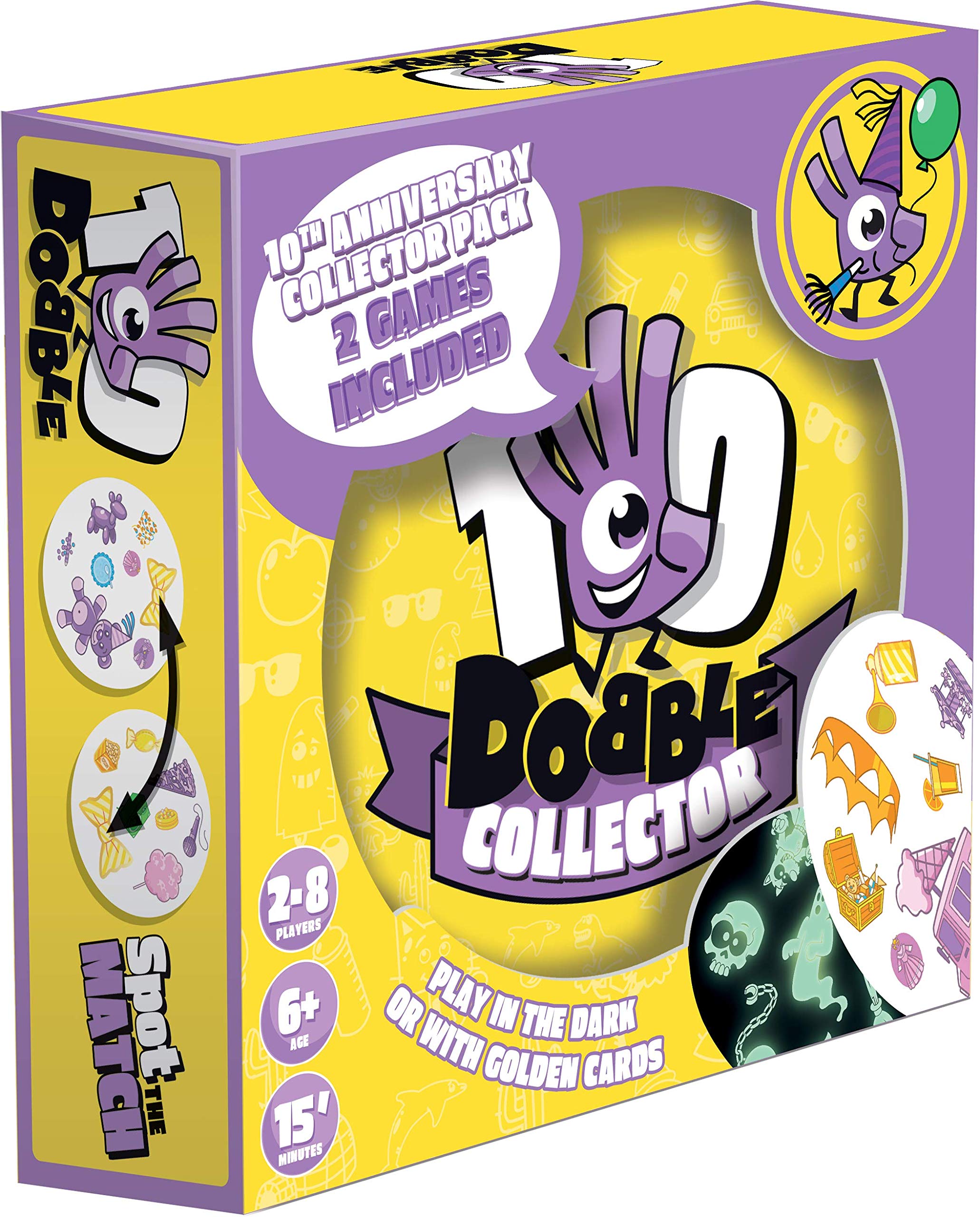 Asmodee | Dobble 10th Anniversary Collector Edition | Card Game | Ages 6+ | 2-8 Players | 15 Minutes Playing Time