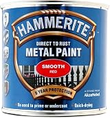 Hammerite Direct to Rust Metal Paint Smooth Red 250ML 8 Years Protection view 2
